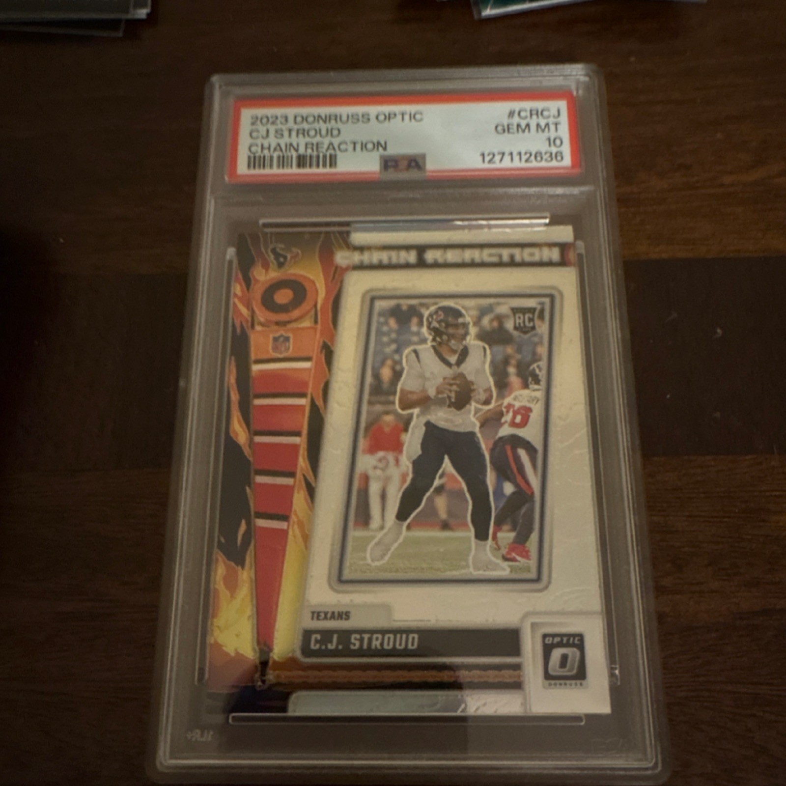 CJ Stroud Panini Donruss Optic Chain Reaction #CRCJ Base