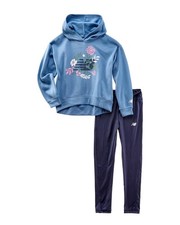 New Balance 2Pc Hoodie Legging Set Blue S 7/8