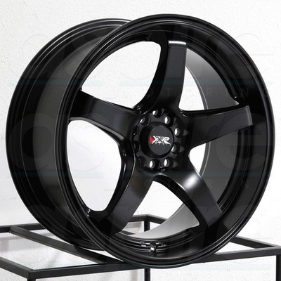 One 18x8.5 XXR 555 5x100/5x114.3 25 Flat Black Wheel Rim 73.1