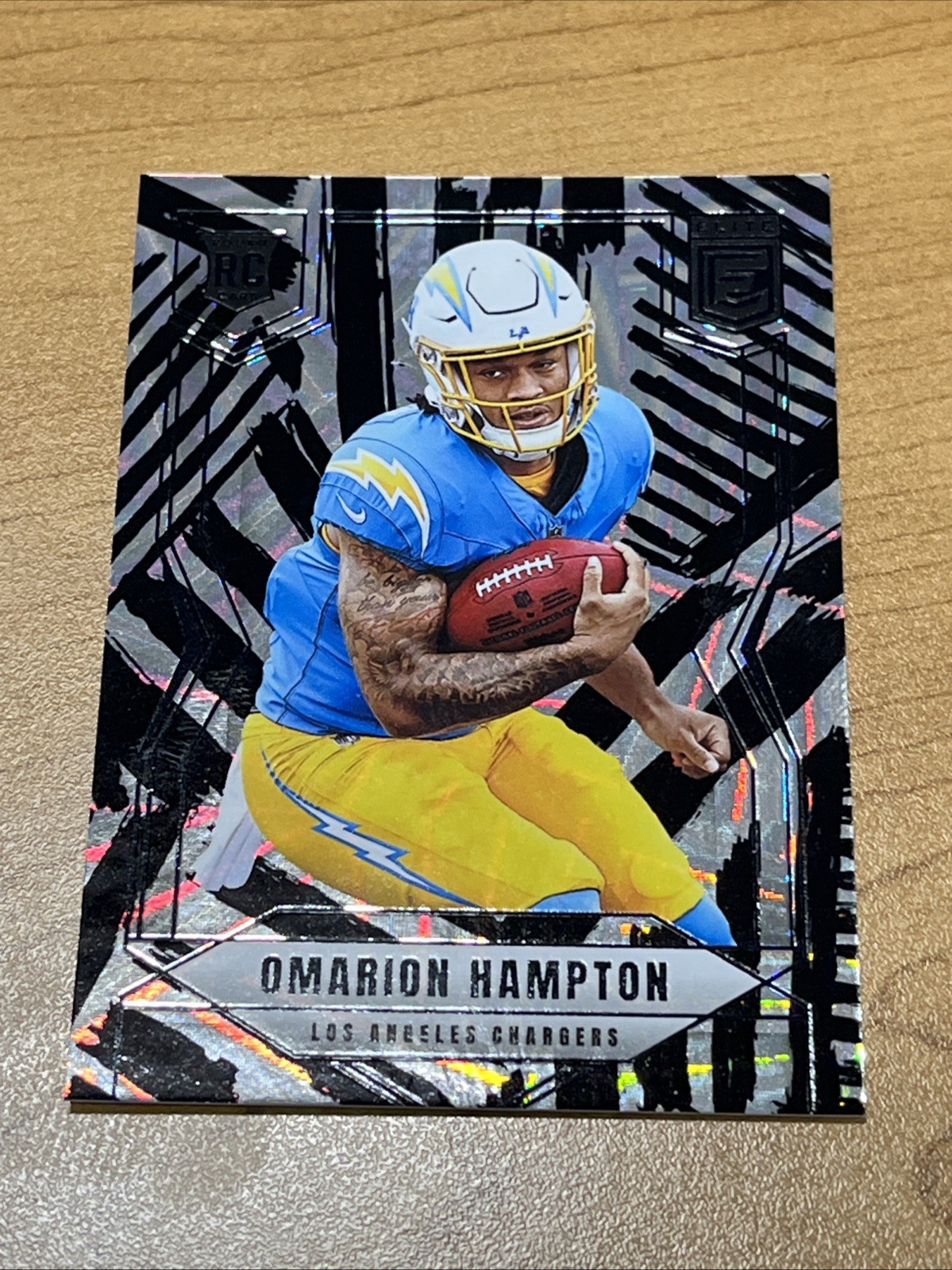 2025 Donruss Elite - Rookies Omarion Hampton #132 Razzle Dazzle Case Hit (RC)
