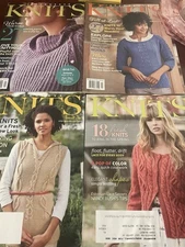 4 Interweave Knits Magazines with over 90 patterns