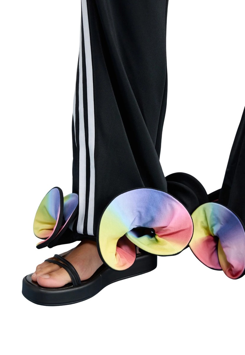 Women's Adidas Originals Black X Jeremy Scott Ruffle Track Pants