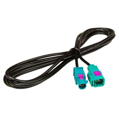Fakra Antennen Verlängerung 2m Fakra Stecker auf Fakra Buchse Kabel RG174 Typ Z
