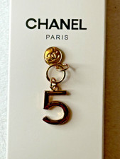CHANEL PARIS  Gold Metal Purse Charm - No. 5 - Limited Edition Holiday Special