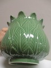 Williamsburg MEADOW FLOWERS  Andrea by Sadek 5 1/4" tall and 5 1/4" across GREEN — photo 4