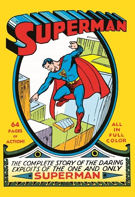 SUPERMAN #1 FACSIMILE CVR A JOE SCHUSTER GOLDEN AGE SIZE VARIANT (30/07/2025)