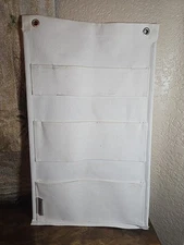 Caraway Canvas Lid Organizer Beige Without Hooks