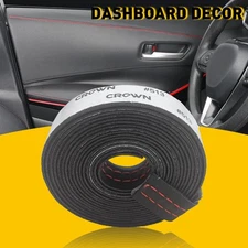2M Car PU Leather Trim Strips Car Dashboard Decor Line Strip Accessories Red