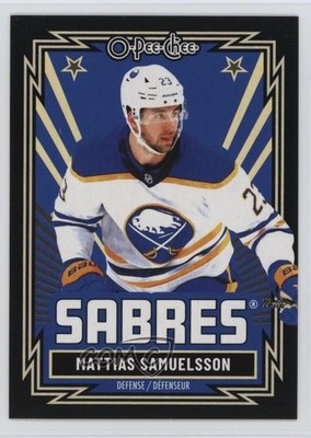 2025-26 O-Pee-Chee Retro Black Border 19/100 Mattias Samuelsson #76 0xr1