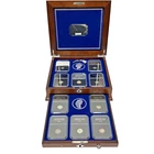Ten Uncirculated Mercury Dimes Issued From 1916 - 1945 In Deluxe Wooden Case