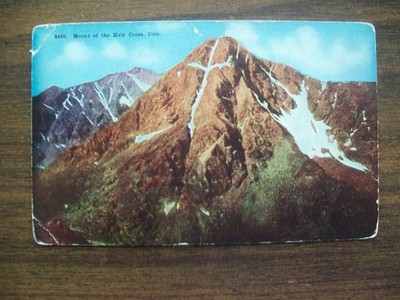 Vintage Postcard - Mount Of The Holy Cross Colorado - (Unused) - (1182)