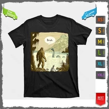 Bigfoot Sasquatch The Loch Ness Monster Funny T-Shirt Unisex