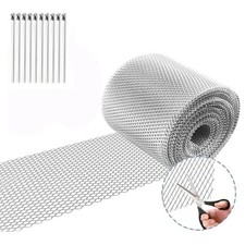 Aluminum Alloy Gutter Guard for For EAVE Protection Mesh Type 15x600cm