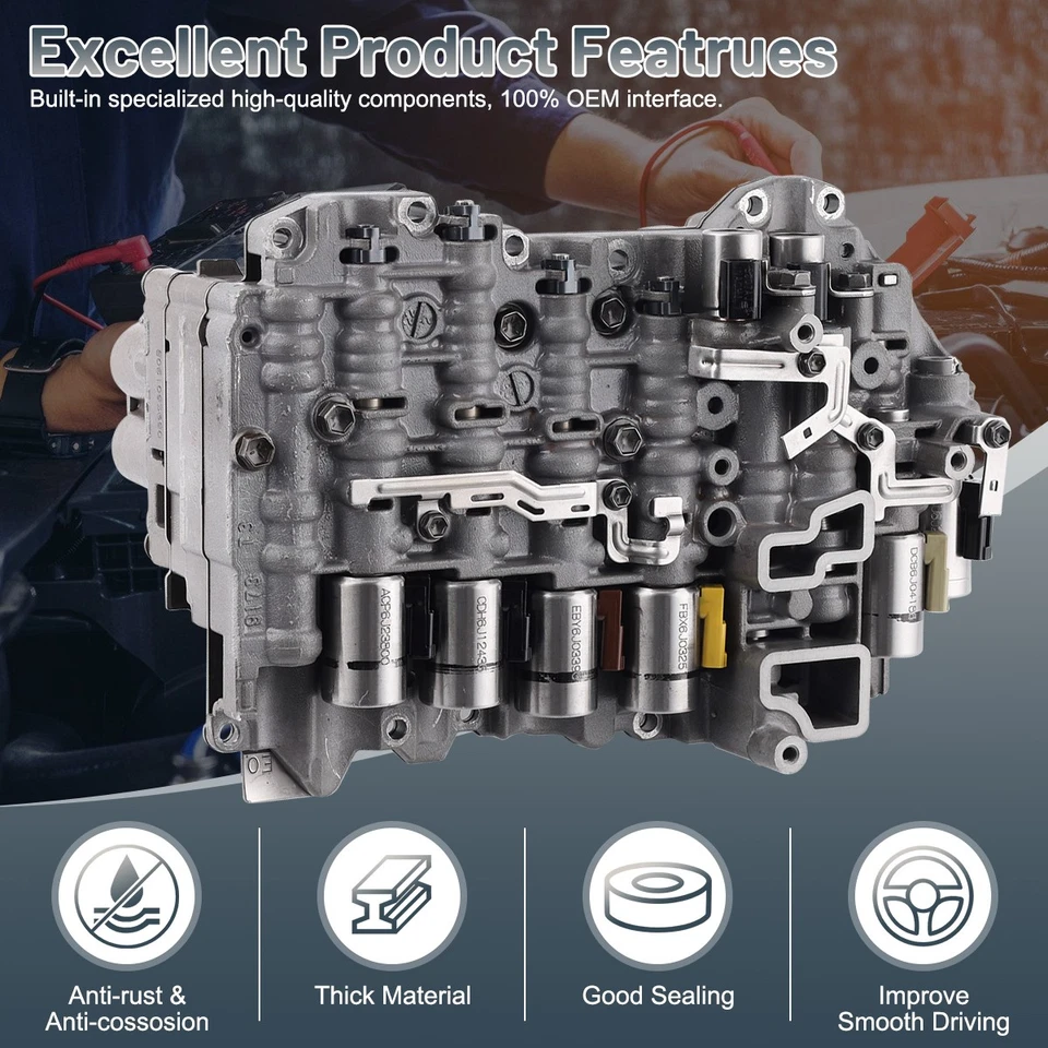 09G 6-Speed Transmission Valve Body For VW Beetle Jetta Golf Mini Cooper Passat Foto 2 de 4