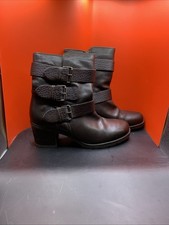 Clarks Brown Leather Woman’s Size 10 Fernwood Ankle Boot