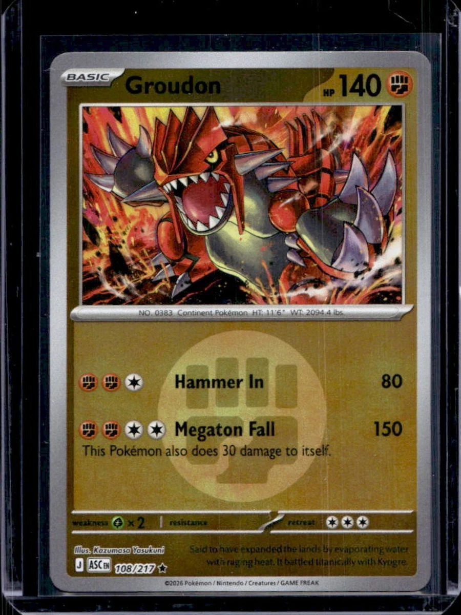groudon legendary pokemon card Groudon Pokémon TCG Cards for sale