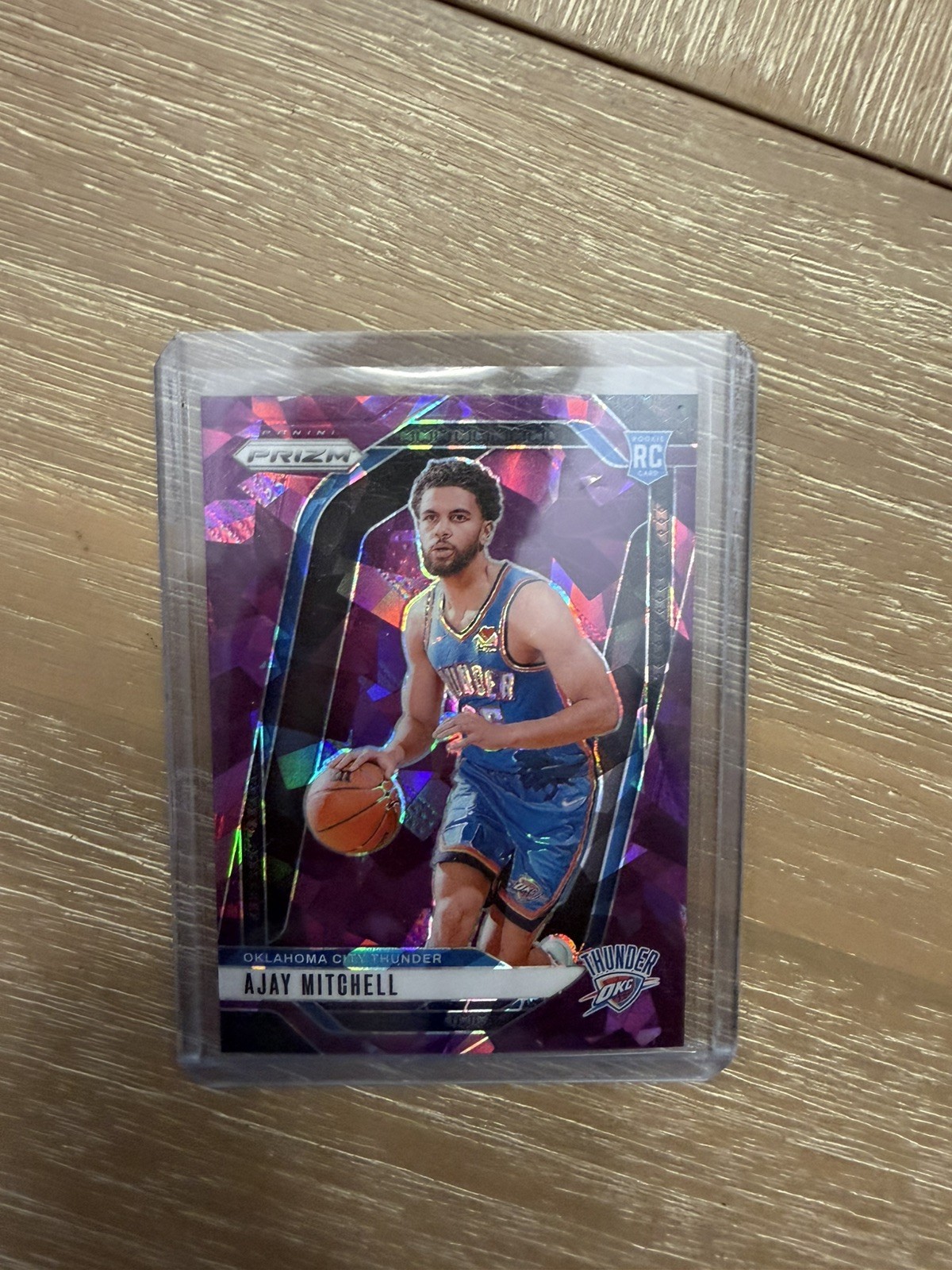 2024-25 Panini Prizm #226 Ajay Mitchell Prizms PURPLE ICE /149