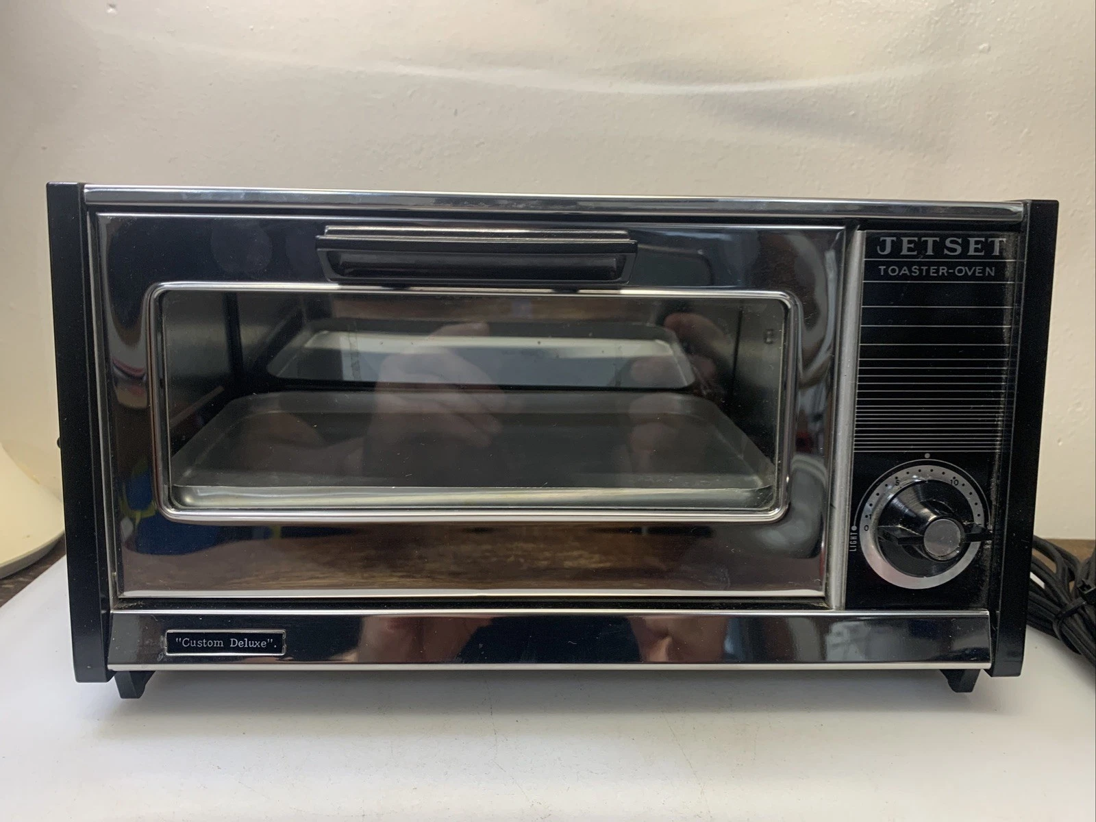 Vintage JETSET “Custom Deluxe” Toaster-Oven Works Clean