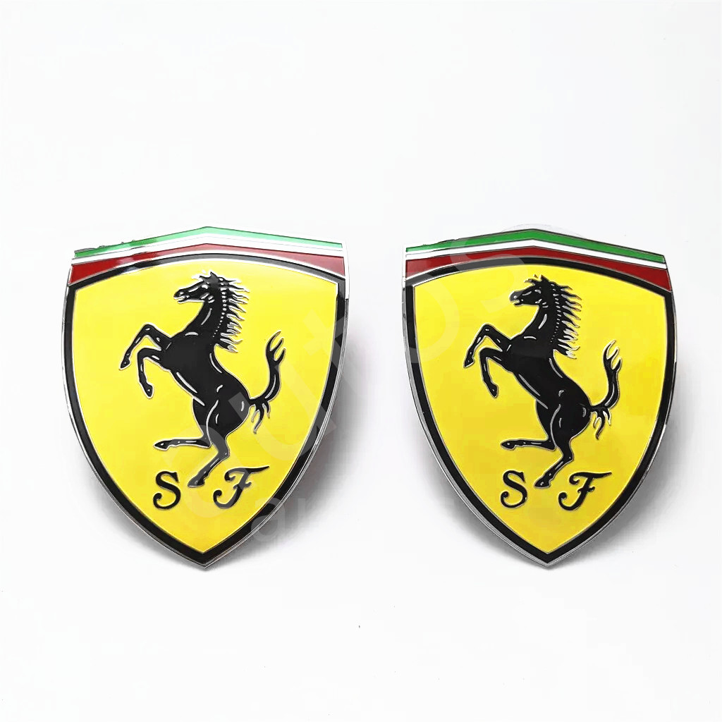 Fender Shield Emblem Fits Ferrari 430 458 488 599 812 California Roma Set