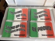 Job Lot of OVER 260 Ireland 24cm Stickers - NEW