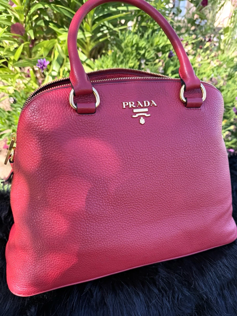 PRADA Leather Exterior Red Bags & Handbags for Women for sale | eBay