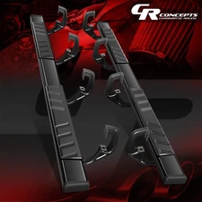 PAIR 5" STAINLESS STEP BAR RUNNING BOARD FOR 2007-2019 SIERRA/SILVERADO CREW CAB