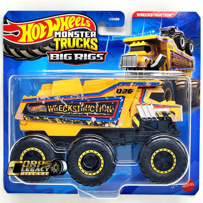 Hot Wheels Monster Trucks Big Rigs Wreckstruction 2026 1:64 Diecast NEW
