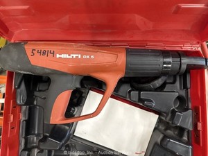 2021 Hilti DX5 Powder Actuated Fastening Tool Nail Gun W/ Hard Case bidadoo