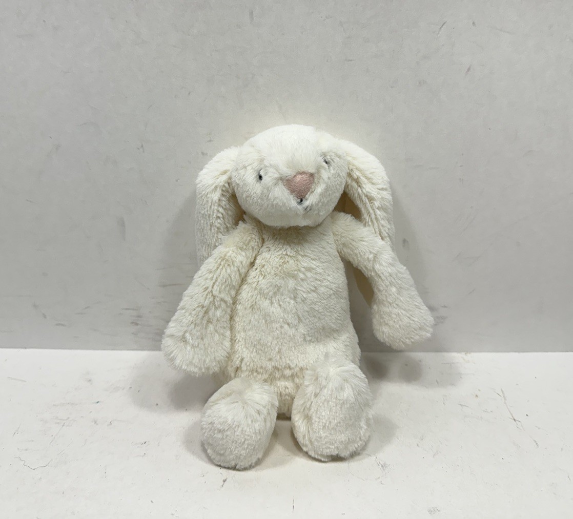 Jellycat Small Bashful Cream Bunny White Rabbit Plush New Without