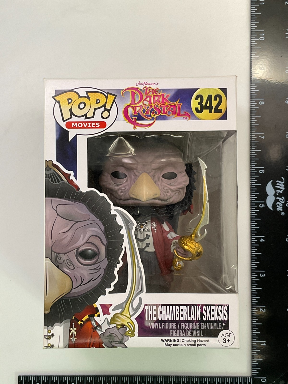 Funko Pop! The Dark Crystal: The Chamberlain Skeksis #342 Vinyl + Protector J4