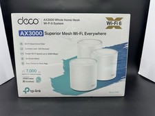 TP-Link Deco X55 AX3000 Mesh Wi-Fi 6 System, Covers Up to 6500 Sq. Ft. - 3 Pack