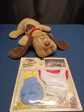 Hasbro Pound Puppies 18" Stuffed Dog Brown with Dark Spots Large Plush Retro