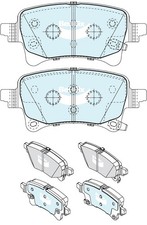 Bendix Rear Brake Pad Set for Jeep Gladiator JT 3.6L ERC Petrol 2020/Onwards