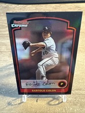 Bartolo Colon 2003 Bowman Chrome #16 Refractors Chicago White Sox Free Ship