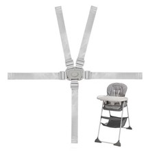 XZESH High Chair Replacement Straps Compatible with Ingenuity, Silver Gray, NEW