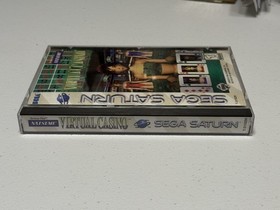 Sega Saturn - Virtual Casino W/ Registration Card Tested Authentic