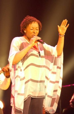 Carroll Thompson Performing Live On Stage Music Singer Band Old Photo 1