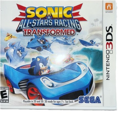 Nintendo 3DS Sonic & All Stars Racing Transformed GAME CASE ONLY