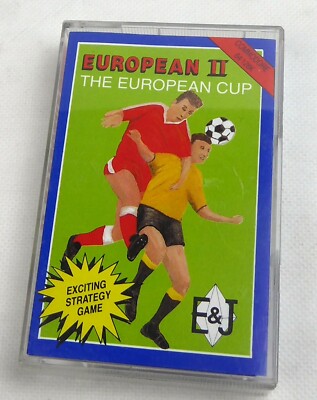 Commodore 64 C64 Spiel -- EUROPEAN II (E&J) -- Tape Kassette 