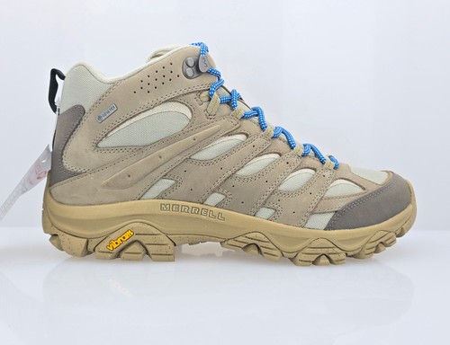 New Merrell x Huckberry MOAB 3 Smooth Mid GXT Gore-Tex Boots in Aluminum Size 11