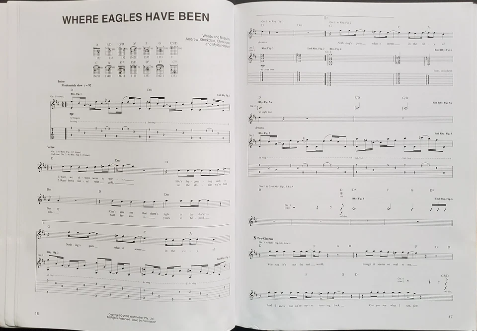Wolfmother Guitar Tab Sheet Music Song Book - Image 4 of 4