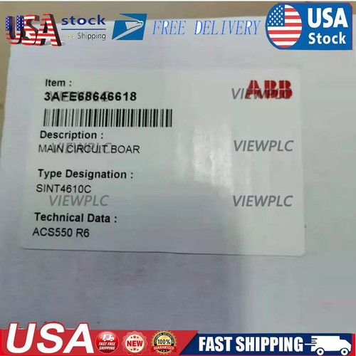 3AFE68646618 ABB SINT4610C Circuit Board Brand New in Box!SINT-4610C
