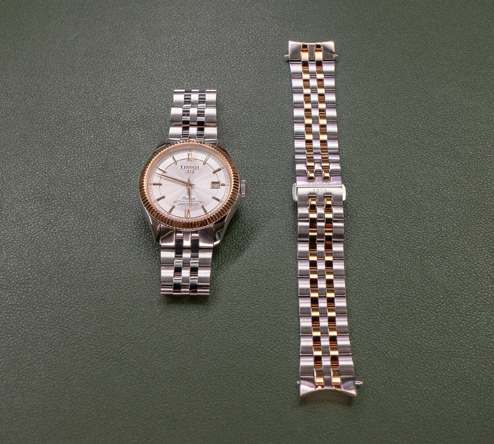 Tissot Ballade COSC Powermatic 80 Silicium Watch 2 Bracelets T108.408.22.278.00