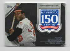  2019 Topps Update 150th Anniversary Manufactured Patches #AMPFR Frank Robinson