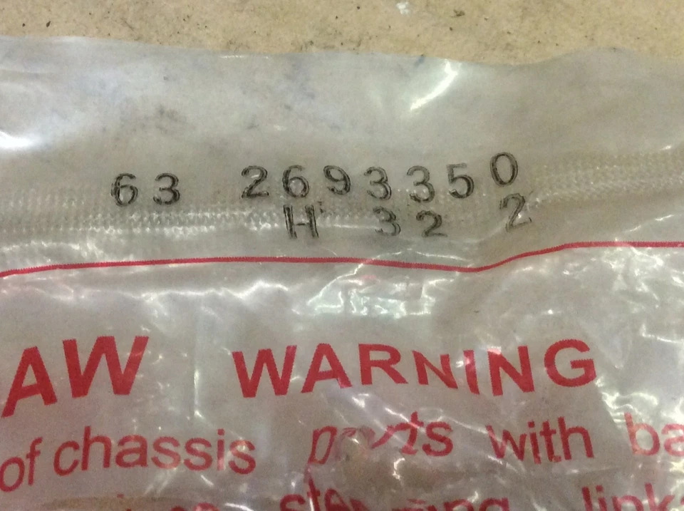 NUEVO NAPA 269-3350 Extremo de varilla de dirección exterior derecho - Se adapta a BMW 99-08 Foto 3 de 4