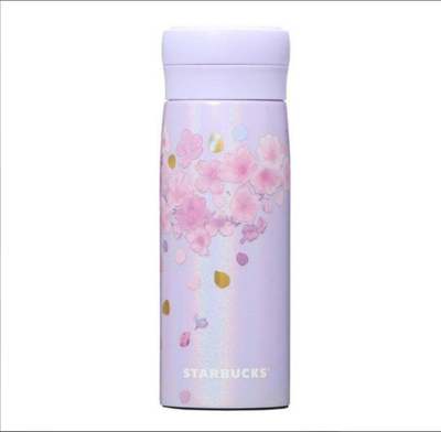 New]Starbucks Japan SAKURA 2023 Stainless Steel Bottle Purple 