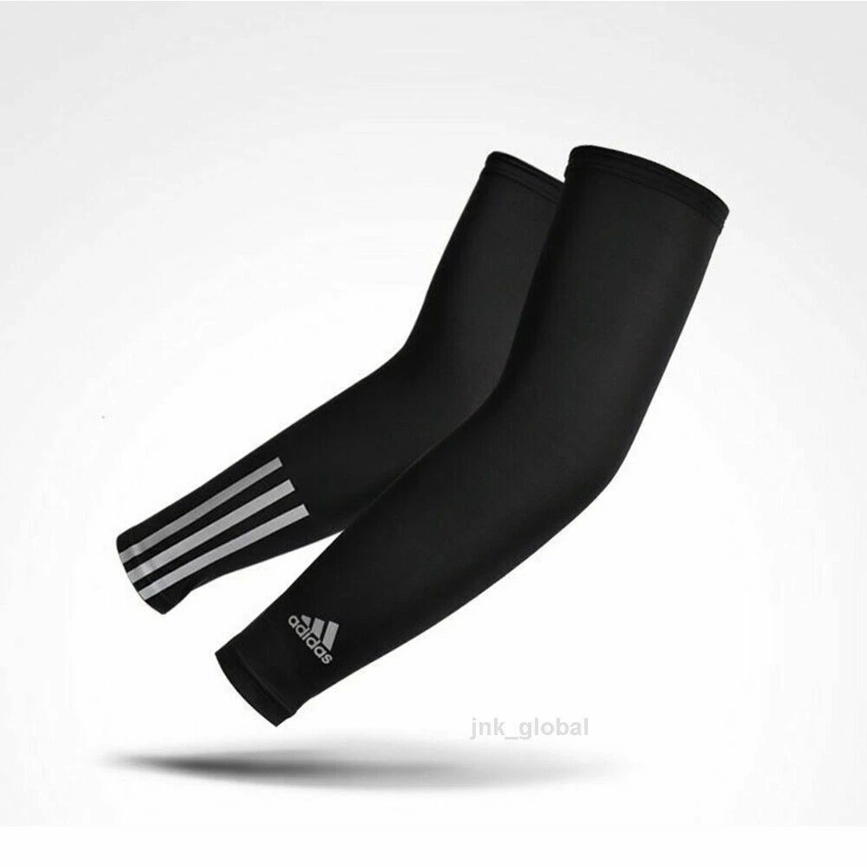 Adidas 2022 Auténtica Protección UV Brazo Manga Cubierta S Negro 1ea Foto 4 de 4