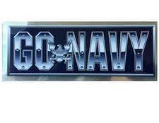 GO NAVY Window Strip Sticker U.S. NAVY