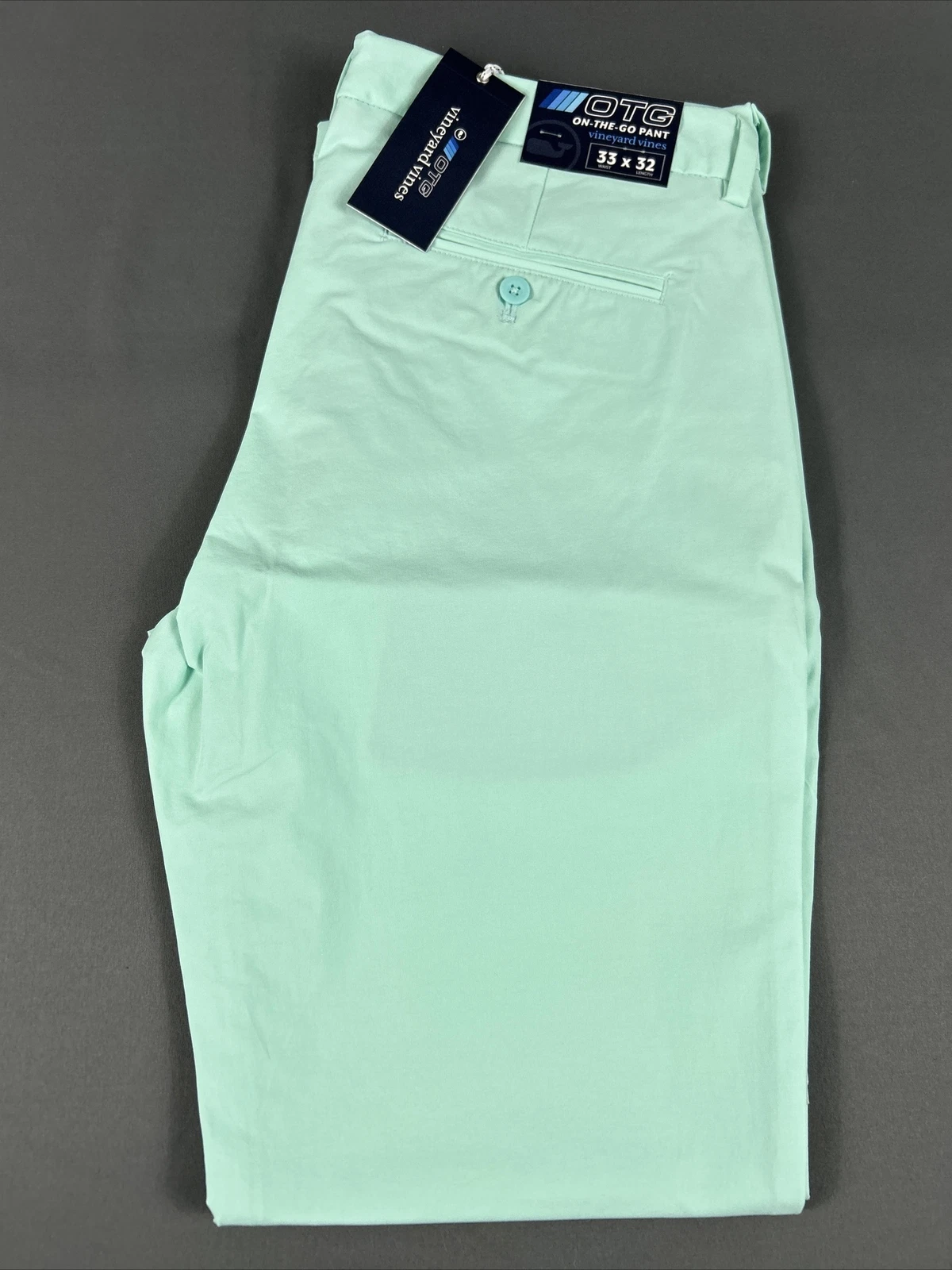Vineyard Vines Golf Pants Performance On The Go 33 x 32 Crystal Blue MSRP $125
Opens in a new window