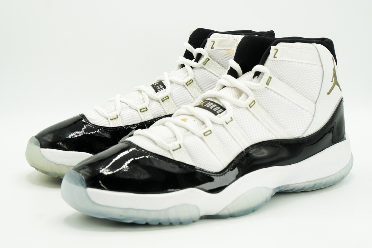 AIR JORDAN DEFINING MOMENT PACK NEW SIZE 10 WHITE BLACK GOLD AIR JORDAN DEFINING MOMENT PACK NEW SIZE 10 WHITE BLACK GOLD